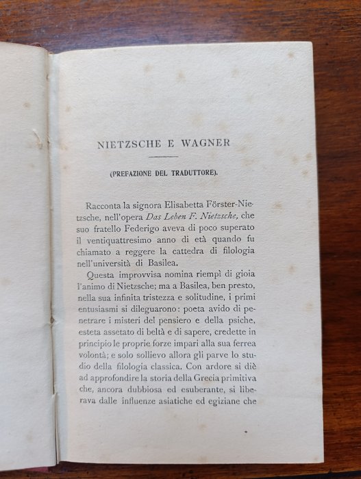 Federigo Nietzsche - Le origini della tragedia - 1907