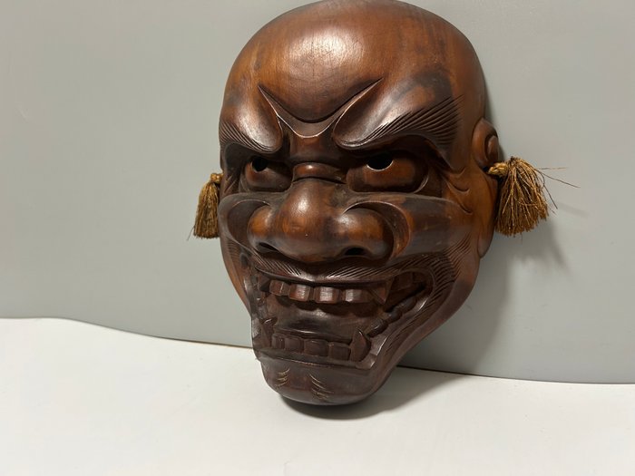 Noh maske - Træ - Edo periode eller senere - Koshishi小獅子