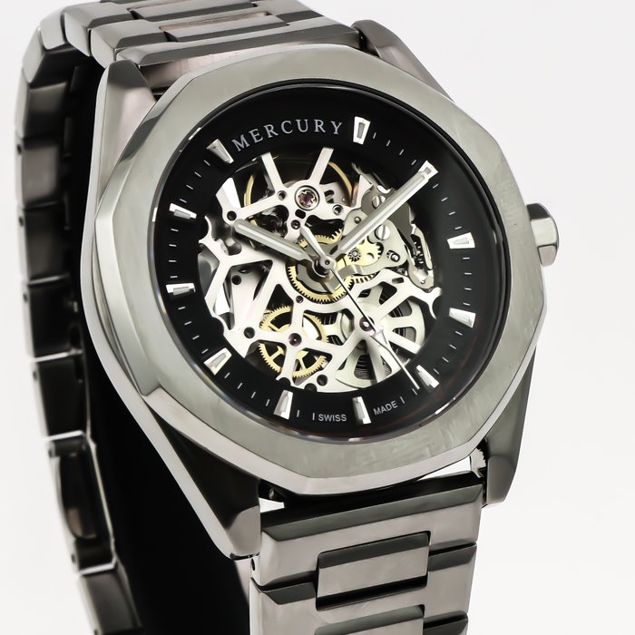 MERCURY - SKELETON - Automatic Swiss Watch - MEA484SK-SS-3 - Ingen mindstepris - Mænd - 2011-nu