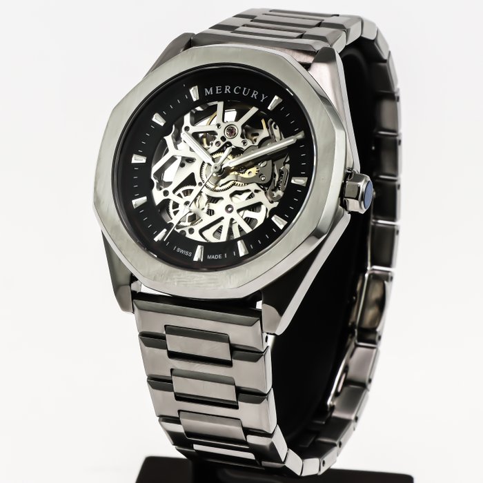 MERCURY - SKELETON - Automatic Swiss Watch - MEA484SK-SS-3 - Ingen mindstepris - Mænd - 2011-nu