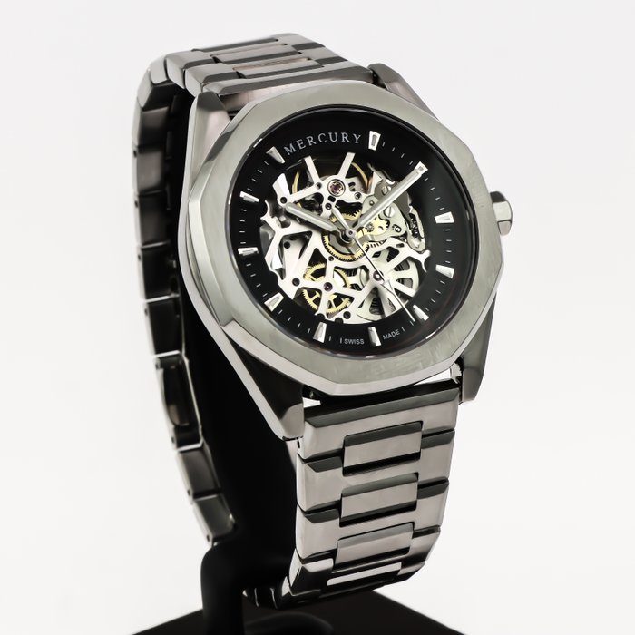 MERCURY - SKELETON - Automatic Swiss Watch - MEA484SK-SS-3 - Ingen mindstepris - Mænd - 2011-nu