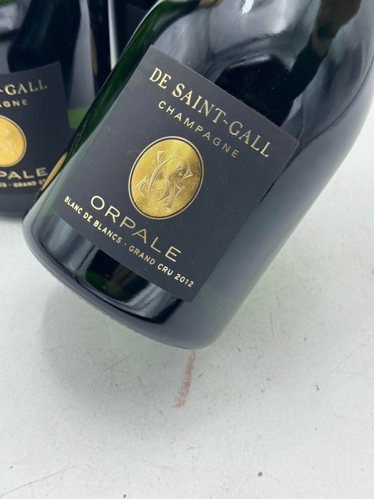 2012 De Saint-Gall, "Orpale" Blanc de Blancs - Champagne Grand Cru - 3 Flasker (0,75 L)