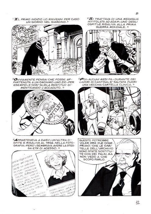 Mari, Nicola - 1 Original page - Dylan Dog #293 - "Gli ultimi immortali" - 2011