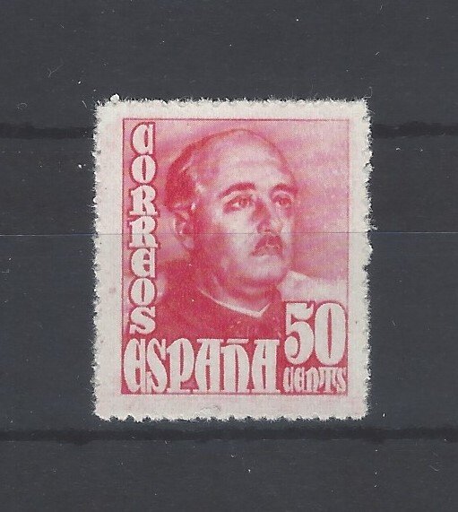 Spanien 1948/1954 - Frank-farve fejl - Edifil Especializado nº 1022cc