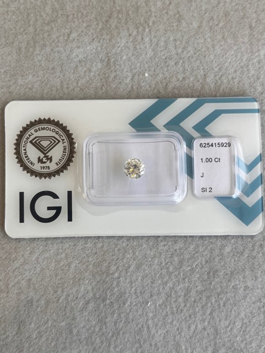 1 pcs Diamant  (Natur)  - 100 ct - Rund - J - SI2 - International Gemological Institute (IGI)