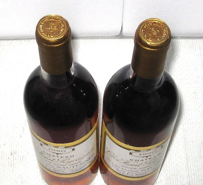 1990 Château Clos Haut-Peyraguey - Sauternes 1er Grand Cru Classé - 2 Flasker (075 L)