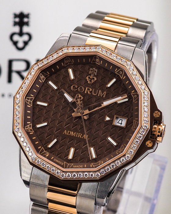 Corum - Admiral - Ingen mindstepris - NEW * Automatic * 1 OF 150 * Titanium * 18k gold * 72 Diamonds * - Mænd - 2011-nu