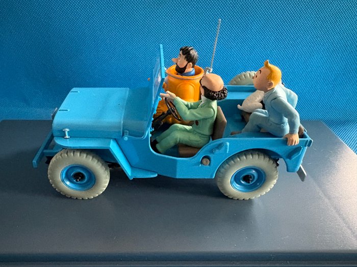 Tintin - Voiture 1/24 - La Jeep bleue - 1 Bil - 2019