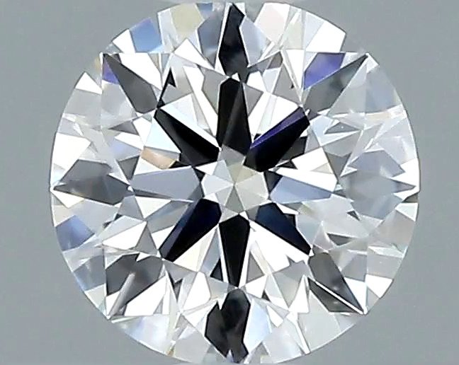 Ingen mindstepris - 1 pcs Diamant  (Natur)  - 0.50 ct - Rund - D (farveløs) - VVS2 - Gemological Institute of America (GIA) - *EX VG*