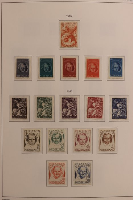 Holland 1945/2001 - Komplet samling i 3 Importa-albums - ark tilgængelige indtil 2007