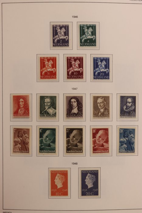 Holland 1945/2001 - Komplet samling i 3 Importa-albums - ark tilgængelige indtil 2007