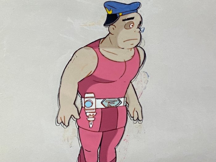 Captain Future (1978-1979) - 1 Original Animation Cel og Tegning