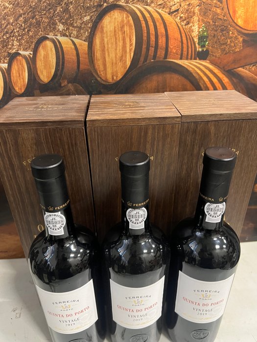 2019 Ferreira Quinta do Porto - Vintage Port -  Porto  - 3 Flasker (0,75 L)