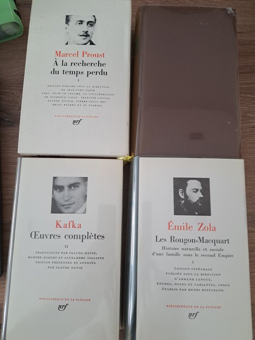 Kafka / Proust / Zola - Oeuvres complètes / 1 la recherche du temps perdu / Les Rougon-Macquart - 1985-1989