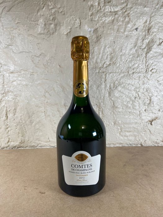 2012 Taittinger Comtes de Champagne Brut - Champagne Blanc de Blancs - 3 Flasker (075 L)