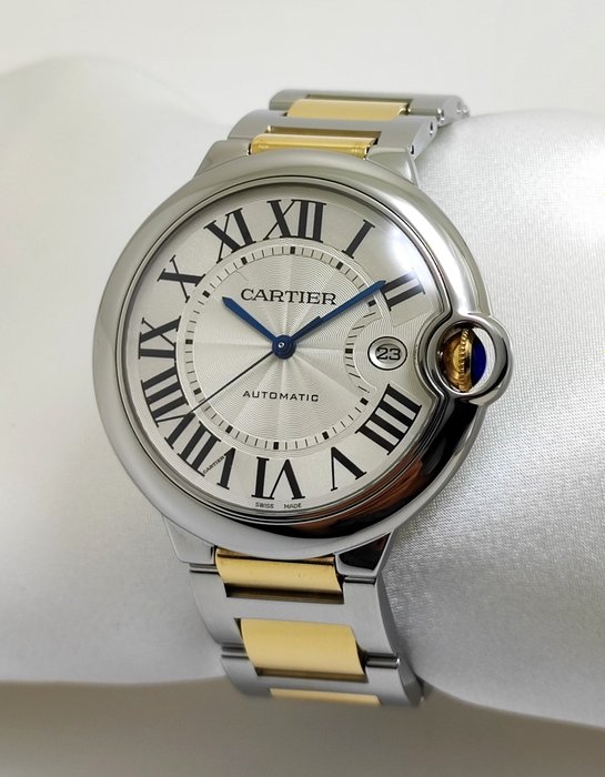 Cartier - Ballon Bleu 42 Gold/Steel - W69009Z3 - Mænd - 2011-nu