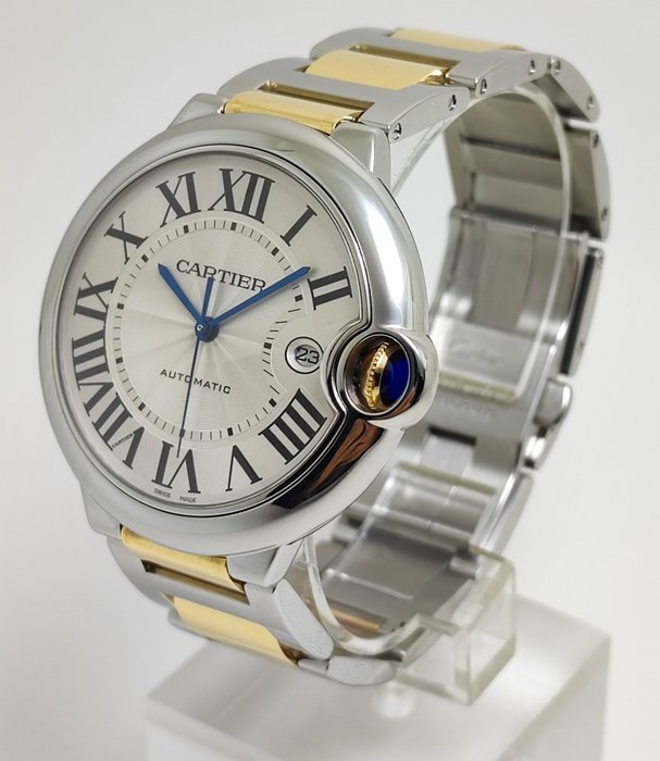 Cartier - Ballon Bleu 42 Gold/Steel - W69009Z3 - Mænd - 2011-nu