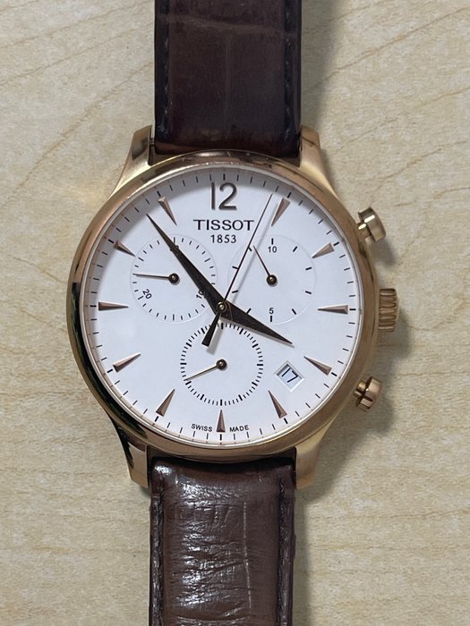 Tissot - Tradition Chronograph - Ingen mindstepris - T063.617.36.037.00 - Mænd - 2011-nu