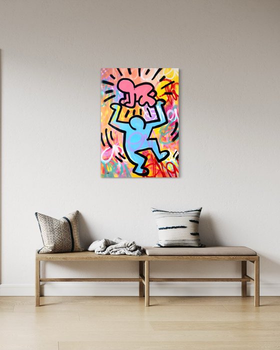 Gunnar Zyl (1988) - Radiant Baby / Keith Haring  Zyl