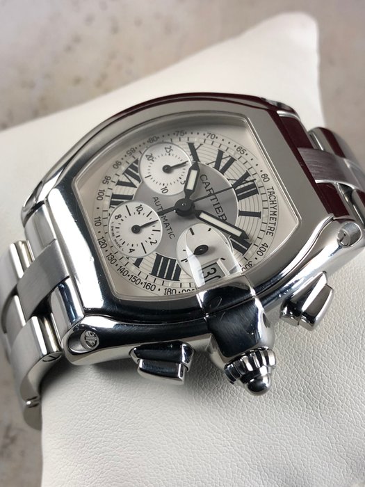 Cartier - Roadster XL Chronograph Automatic - W62019X6 - Mænd - 2000-2010