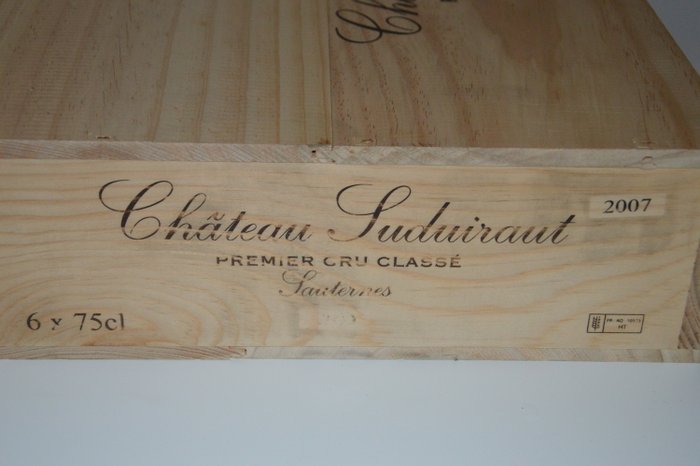 2007 Château Suduiraut - Sauternes 1er Grand Cru Classé - 6 Flasker (0,75 L)