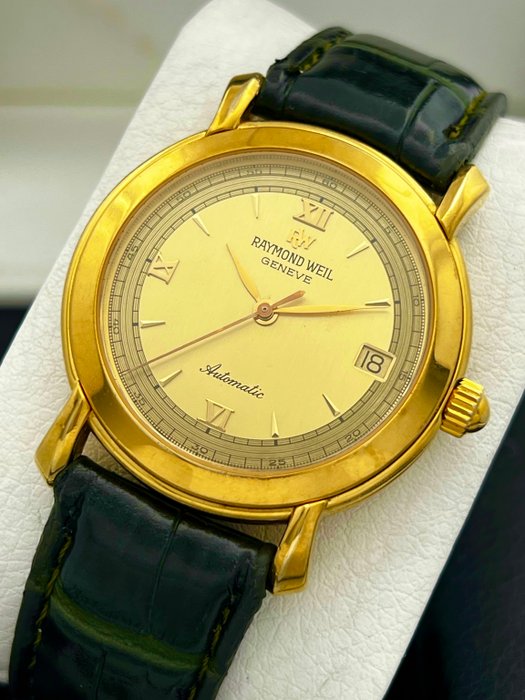 Raymond Weil - Automatic Tradition 18K Gold Plated Fancy Lugs - 2800 - Mænd - 1990-1999