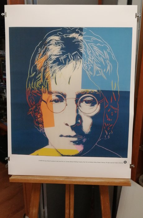 Andy Warhol, (after) - John Lennon - Licensed Print. - Big Size