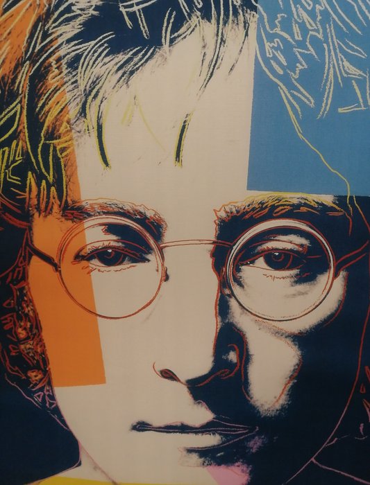 Andy Warhol, (after) - John Lennon - Licensed Print. - Big Size