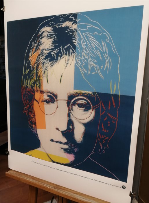 Andy Warhol, (after) - John Lennon - Licensed Print. - Big Size