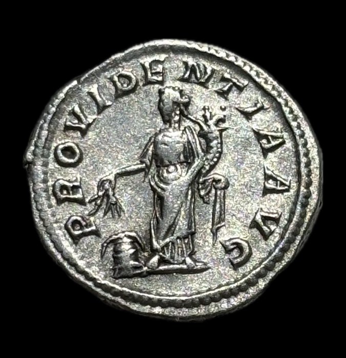 Romarriket. Severus Alexander (AD 222-235). Denarius Rome - PROVIDENTIA AVG, Providentia (ou Annona)