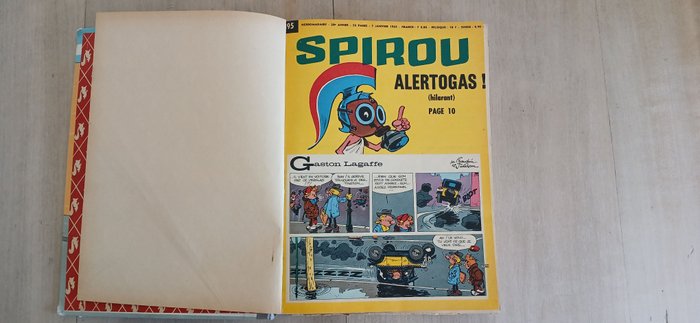 Spirou (magazine) Recueil Nr 96 + 97 - SPIROU Album du journal - 2 Albums - Første udgave - 1965