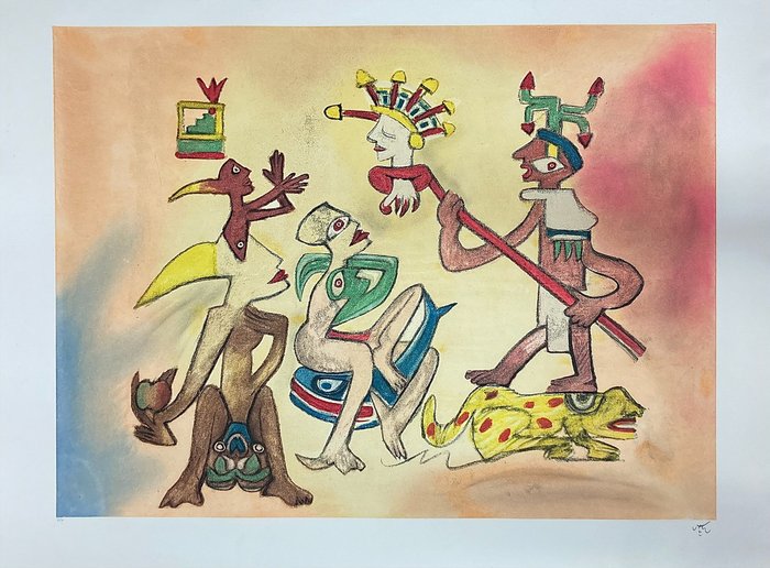 Roberto Sebastian Matta (1911 -2002) - Cubrimiento de America