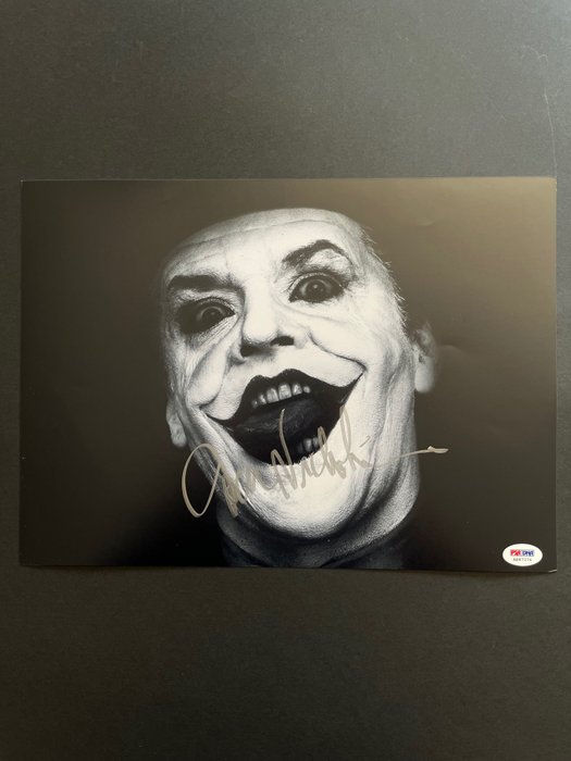 Batman Jack Nicholson (Joker) - Signed in Person - with PSA/DNA Certificate - Autograph photo - No Reserve!