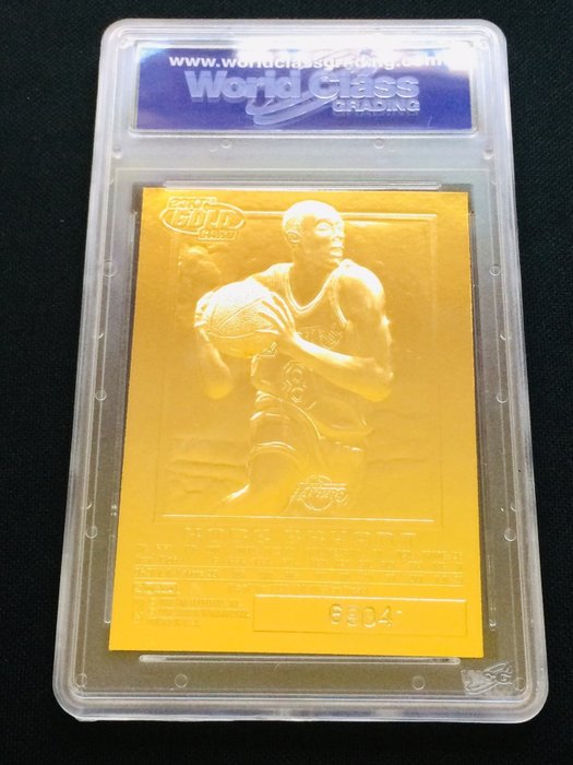 1996/97 Skybox EX-2000 - 23KT Gold Kobe Bryant Rookie - 23KT Gold - Limited Edition WCG 10 - 1 Graded card