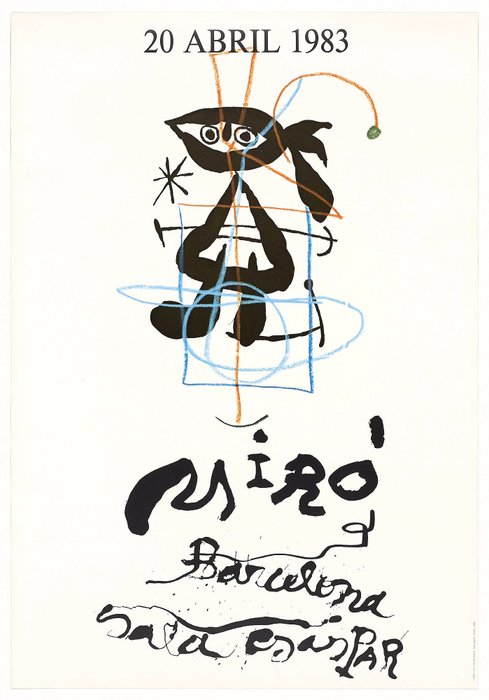 Joan Miró, (after) - Miró Sala Gaspar 1983