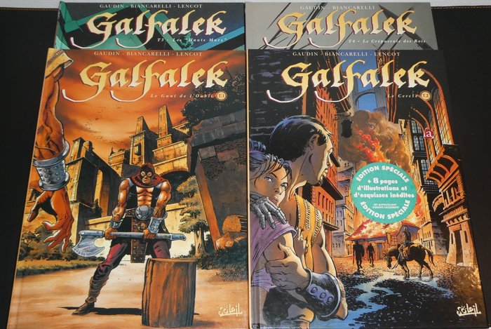 Galfalek T1 à T4 - Série complète - 4x C - 4 Album - Første udgave - 1999/2005