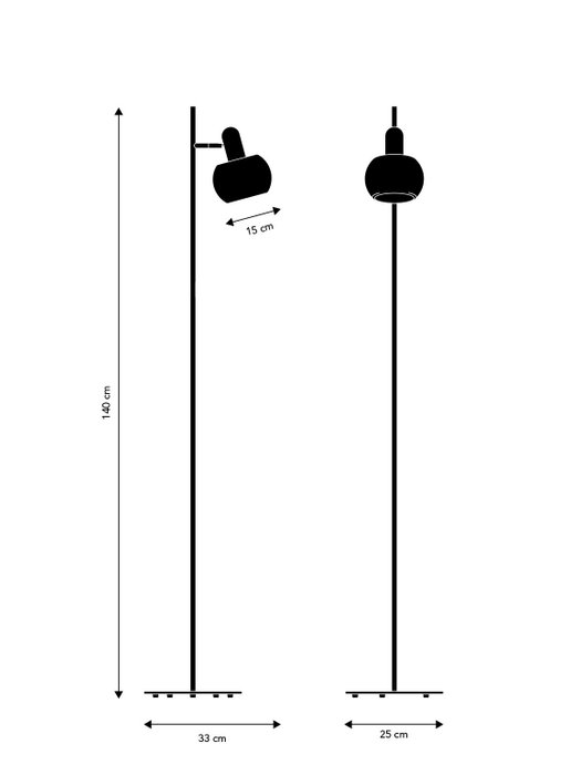 Frandsen - Benny Frandsen - Gulvlampe - BF20 - Metal