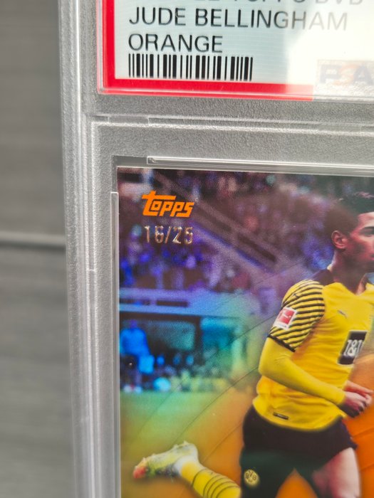 2021/22 Topps BvB Team Set Jude Bellingham #JB Orange /25 PSA 9 - 1 Graded card