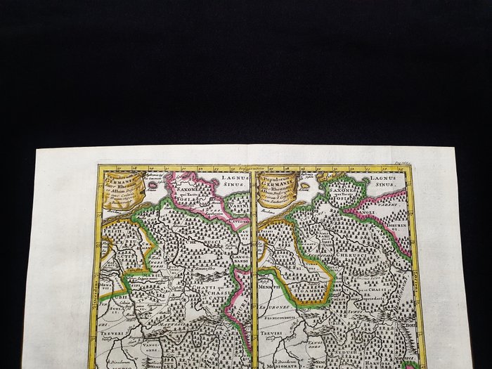 Europa - [Lot af 2] Tyskland / Berlin / Munchen / Schwaben; P. CLUVERIUS / P. BRIET - Svevia Quae Cis Codanum Suitsinum Descriptio / Populorum Germaniae - 1721-1750