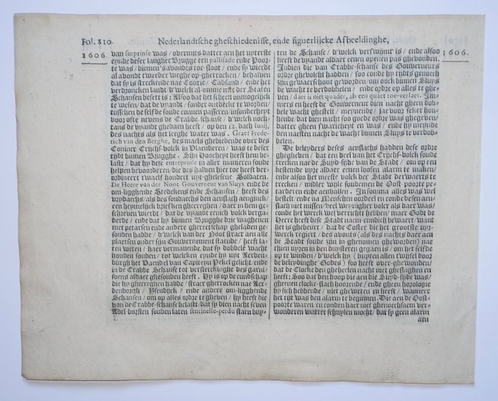 Holland - Låse; W Baudartius - Sluys - 1615