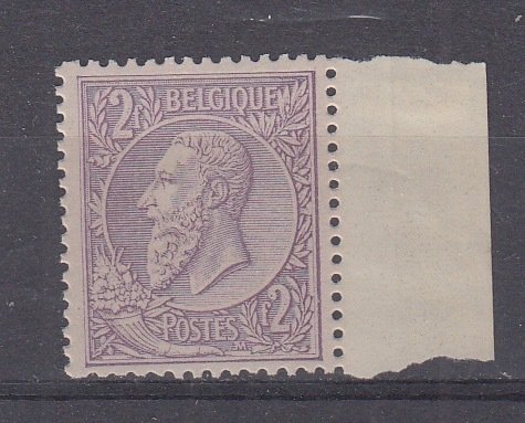 Belgien 1884 - Leopold II - OBP : 52 met redelijk goede centrage