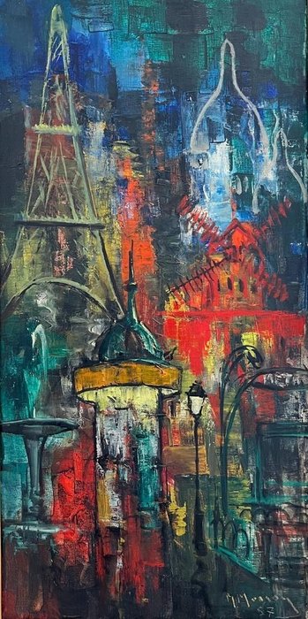 Marcel Masson alias Antoine Blanchard (1910-1988) - Reflets de Paris