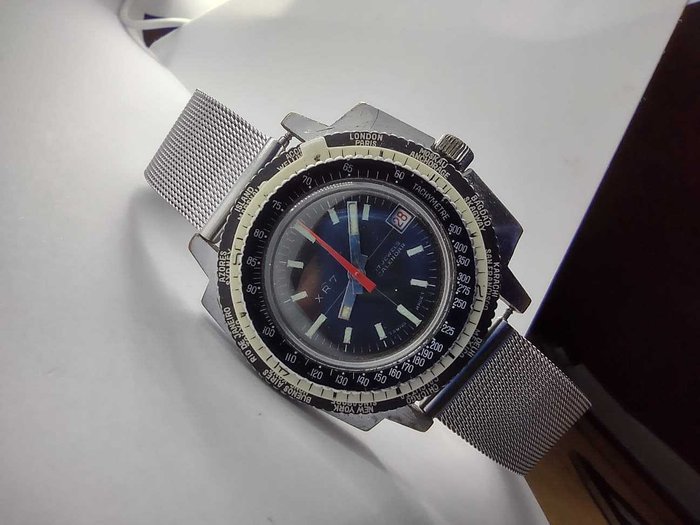 XR7 - Triple bezel GMT diver - Ingen mindstepris - Cal. EB8000 - Mænd - 1970-1979