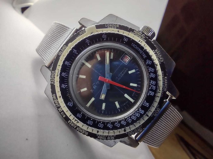 XR7 - Triple bezel GMT diver - Ingen mindstepris - Cal. EB8000 - Mænd - 1970-1979