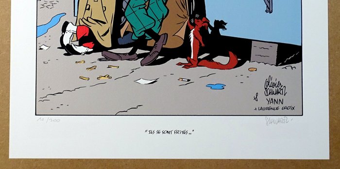 Schwartz Olivier - 1 Offset Print - Spirou et Fantasio - Ils se sont frités - 2022