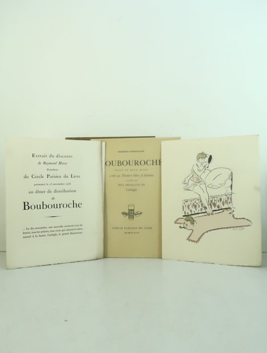 Georges Courteline / Carlège - Boubouroche [1/110; Menus] - 1937