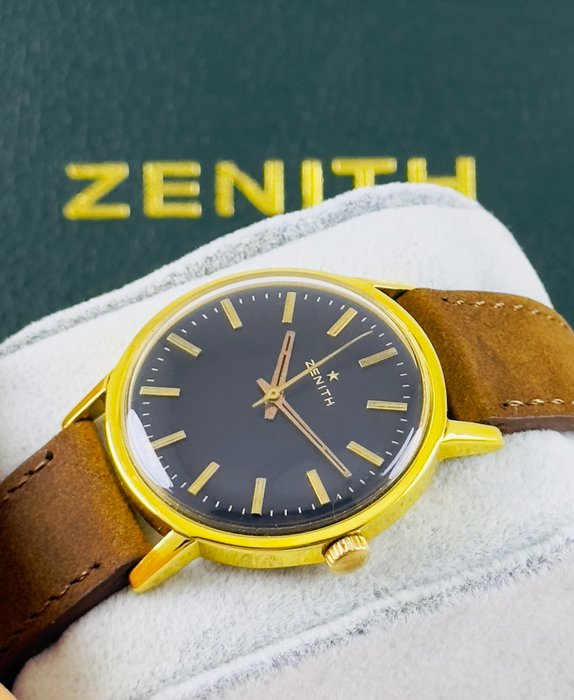 Zenith - Black Dial - Ingen mindstepris - 051D212 - Mænd - 1970-1979