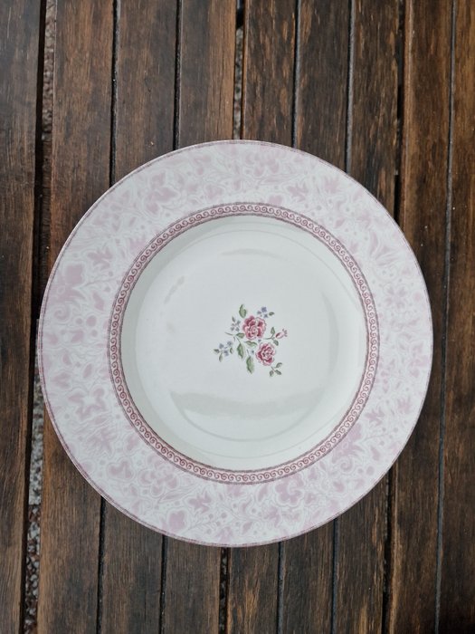 Johnson Brothers - Middagssæt til 6 (12) - Rose Damask - Porcelæn - Luksus spisning