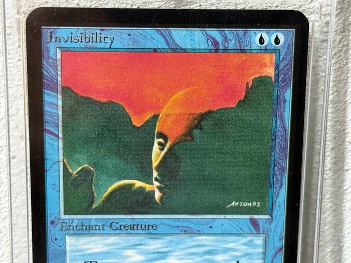 Wizards of The Coast - 1 Card - Invisibility, Limited Edition Alpha, Near Mint