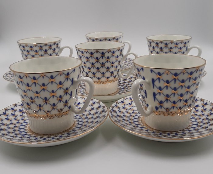 Lomonosov Imperial Porcelain Factory - Yatskevich - Kaffekop (12) - Knogleporcelæn